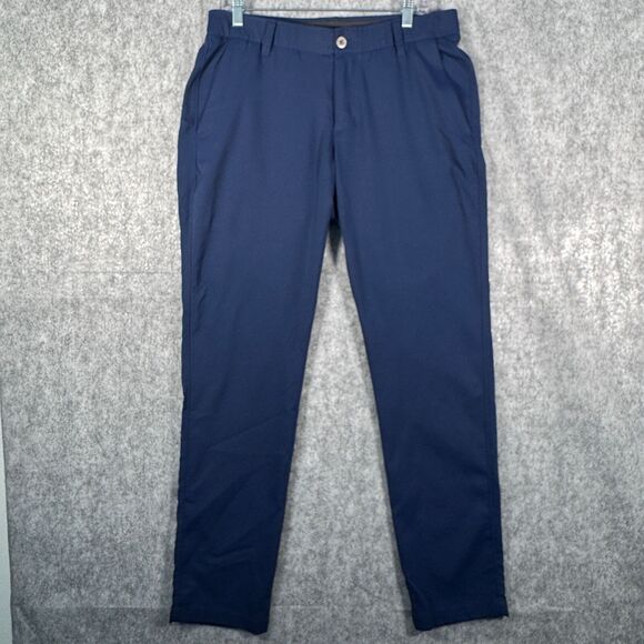 Under Armour Other - Under Armour Golf Pants Mens 34x32 Blue The Showdown Pant Stretch Golf Office